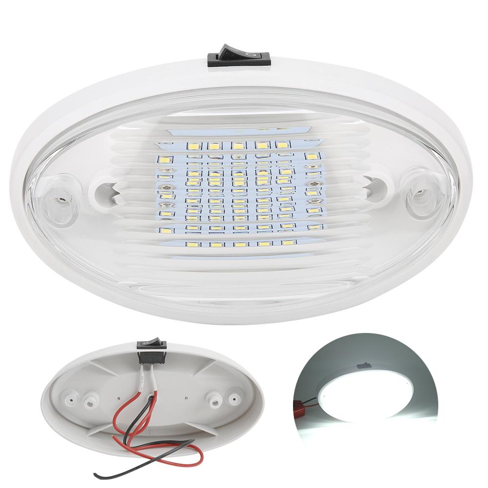 12 В 400 лм светодиодный потолочный светильник высокой яркости для салона автомобиля, автофургона, яхты, лодки, прицепа