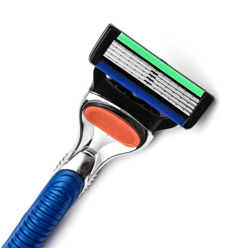 4 шт. лезвия для бритья для мужчин, безопасные лезвия, кассетная бритва, костюм для Gillettee Fusione