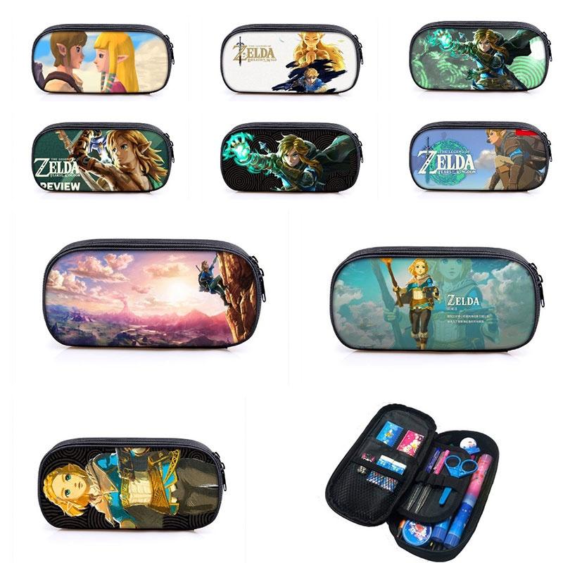 Пенал мультяшный Легенда о Зельде Королевство слез Прочный и дышащий полиэстеровый материал