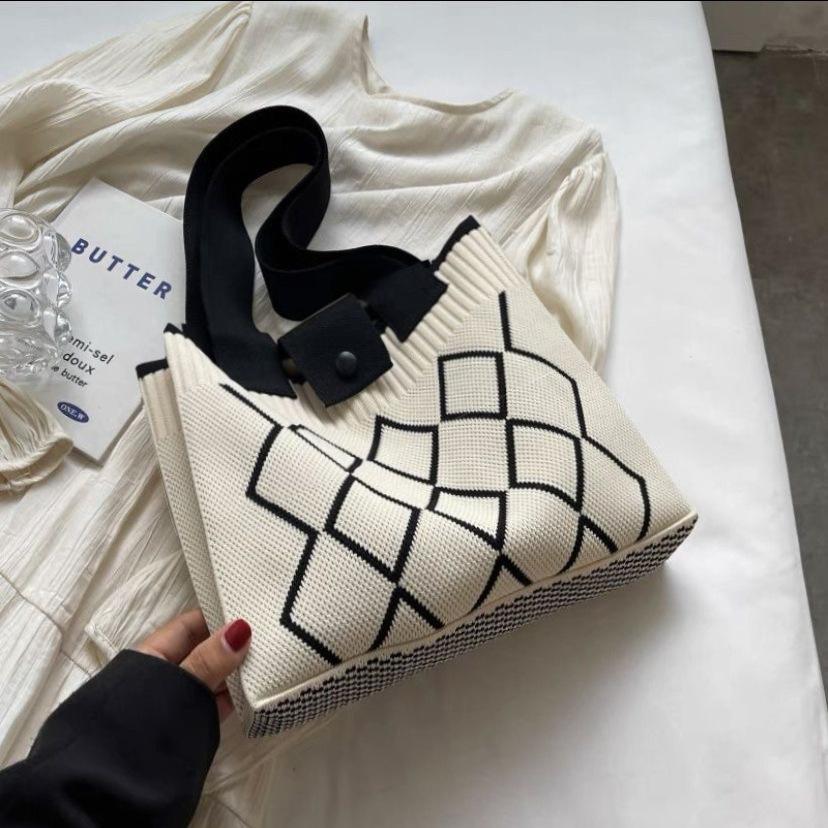 Вязаная крючком сетчатая пляжная сумка-тоут, сумка через плечо, сумки, вязаная сумка в стиле бохо для женщин, вязаная сумка-тоут большой емкости, сумка через плечо, женская эстетическая сумка-хобо