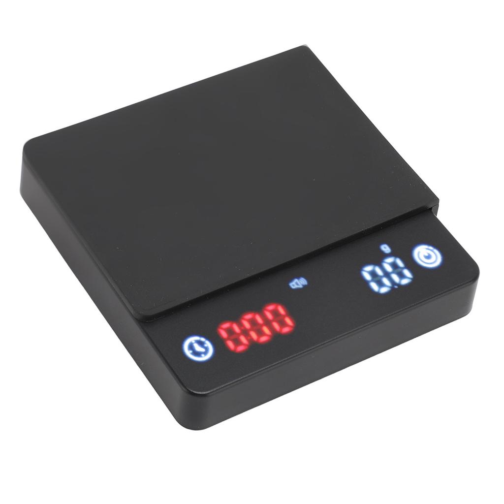 Кофейные весы Мини Перезаряжаемые Портативные Цифровые Кофейные Весы с Таймером Съемная Силиконовая Прокладка для