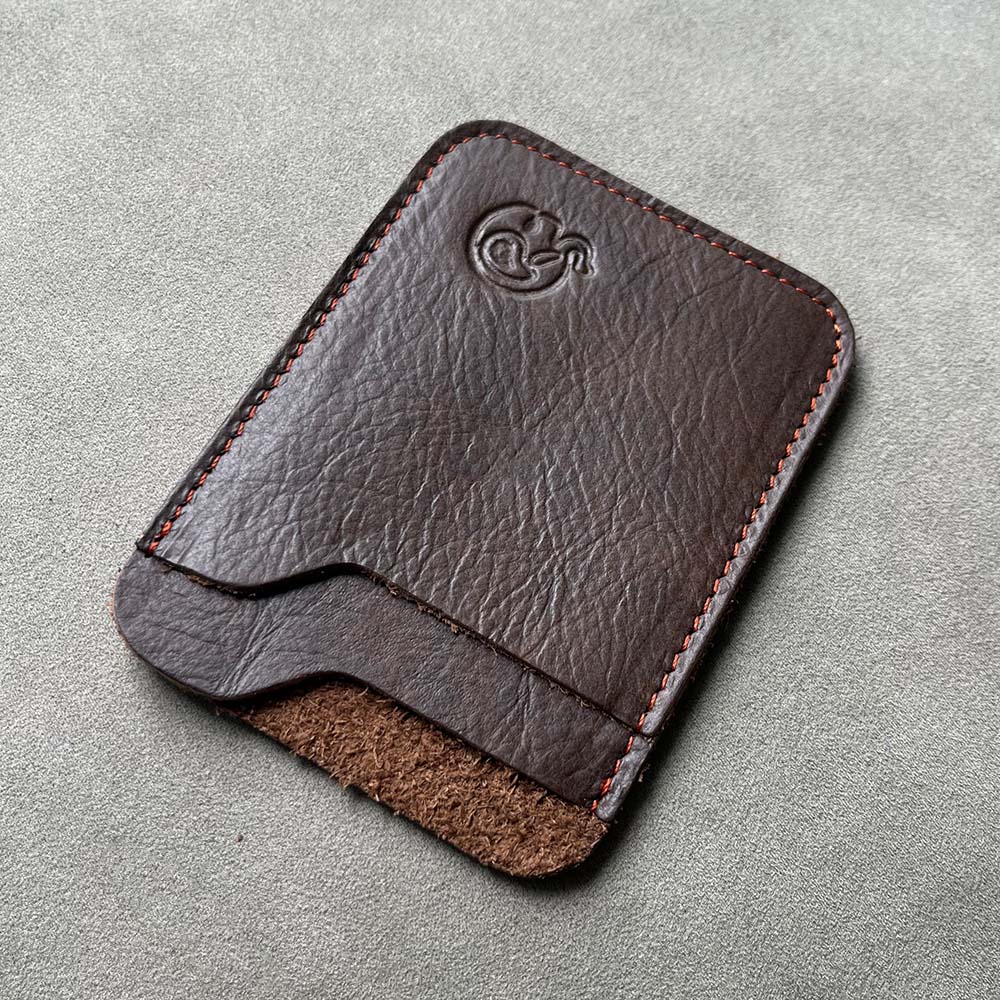 Тонкий кожаный мужской кошелек для карточек, кожаный чехол для кредитных карт, рукава