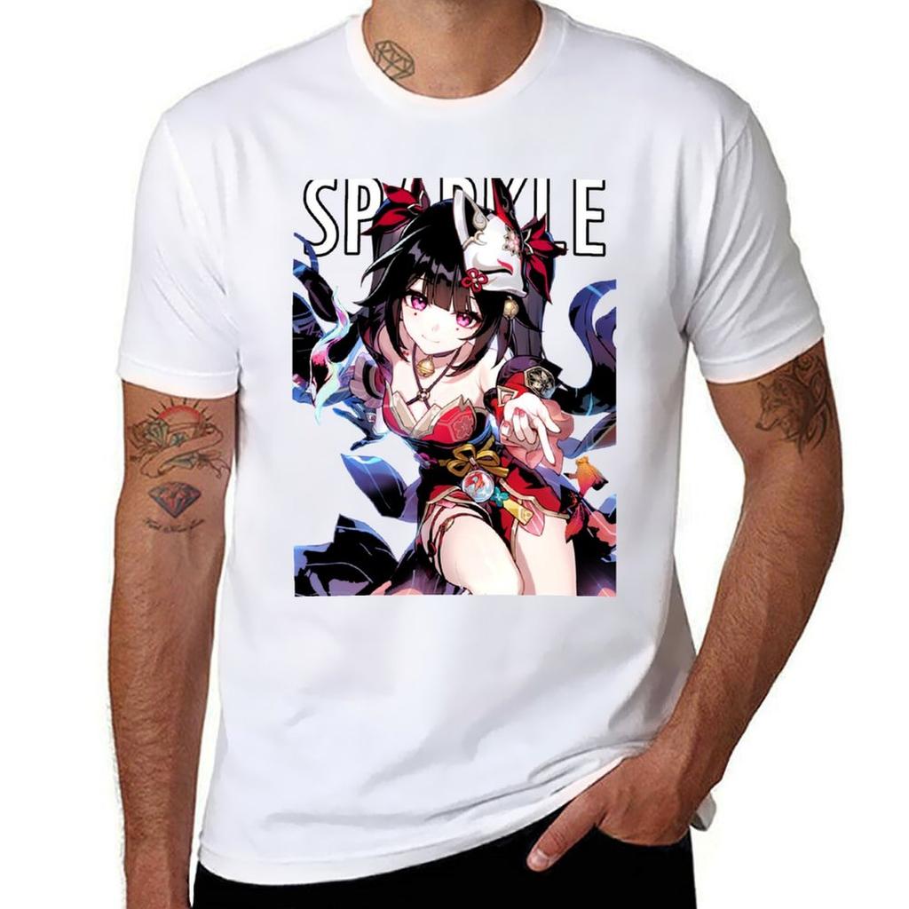 Блеск honkai Star rail Футболка hanabi honkai star rail наклейки Блеск star rail чехол Футболка Hanabi