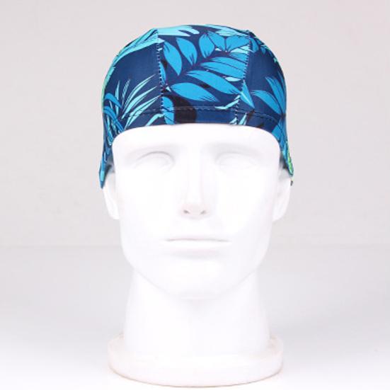 Шапочка для плавания Дышащая ткань Изысканный узор Высокоэластичная Быстросохнущая Устойчивая к разрывам Защитная Полиэстер Унисекс Принт Шапочка для плавания Спортивная
