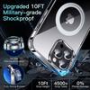 For iPhone 14 Pro Clear Phone Case TPU+PC Magnetic Cover Compatible with MagSafe