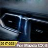 Для MAZDA CX-5 CX5 CX 5 2017 2018 приборная панель автомобиля двойная вспышка сигнальная лампа переключатель рамка крышка наклейка отделка