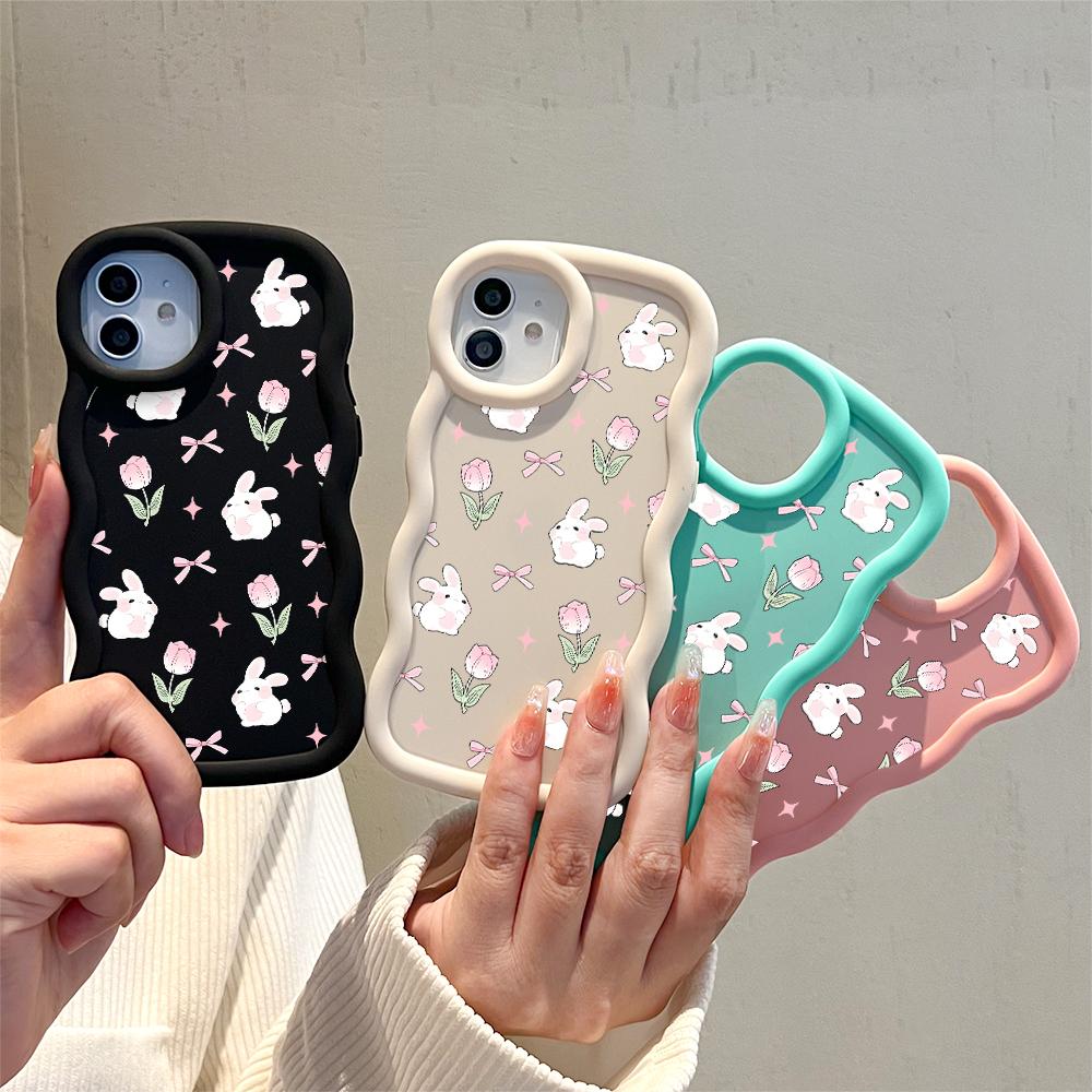 Чехол для телефона Macaron из мягкого силиконового материала с большой волной и кромкой, противоударный защитный резиновый чехол для iPhone Samsung Huawei Honor Xiaomi Redmi OnePlus Moto