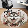 1pc Puppy Holiday Carpet for Office, Non-slip, Soft and Durable Office Rug, Perfect for Office yy260128055