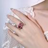 Ювелирные изделия, кольца, бижутерия, популярная индивидуальность и креативность, микро-инкрустированный циркон двойного назначения женская мода легкая роскошь