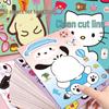Sanli Мультяшные Собачка Пача и Лотти Набор Стикеры DIY Меняющие Лицо - Веселые Декоративные Самоклеящиеся для Детей