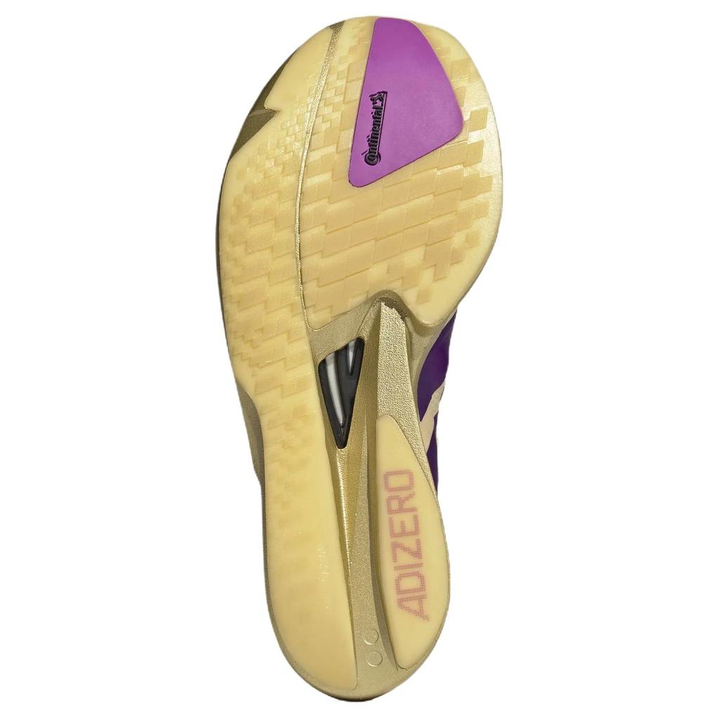 adidas Adizero Takumi Sen 11 Удобная посадка Профессиональные гоночные беговые кроссовки со стекловолоконной колонкой Мужские беговые кроссовки Светло-золотой JR7417