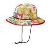 MIKI HOUSE Ten Gallon Bear Sun for Boys and Chin Hat, Design, Hat, Girls, Baby, Kids, Children's Clothing, Strap, 56cm, Multicolor, 12-9106-687