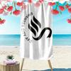 Пляжное полотенце Swansea City AFC, Большое, Мягкое, Быстросохнущее, для Пляжа, Кемпинга, Плавания