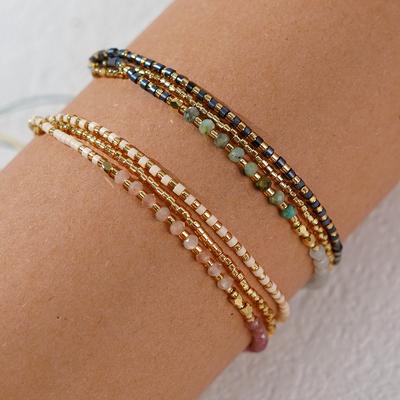 1 шт. Go2boho Бохо Модные Многослойные Браслеты-Шамбала с Бусинами для Серферов Роскошные Украшения из Бусин Счастливые Летние Пляжные Подарки для Женщин и Друзей