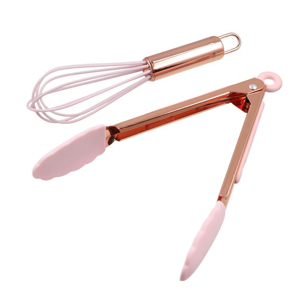 Resistance Kitchenware Accessories Cooking Tools Whisk Spatula Food Tongs Silicone Scraper