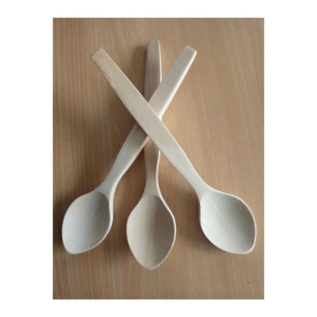 3 Pieces 23 Cm Wooden Wooden Tablespoon