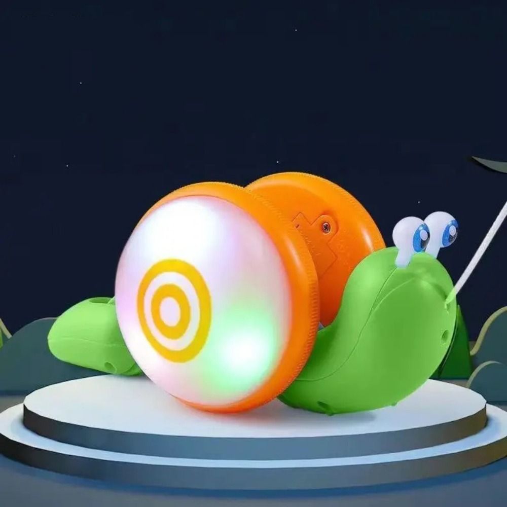 Learning To Walk Drag Rope Snail Cartoon Pet Pull-Along Snail Toy For Children