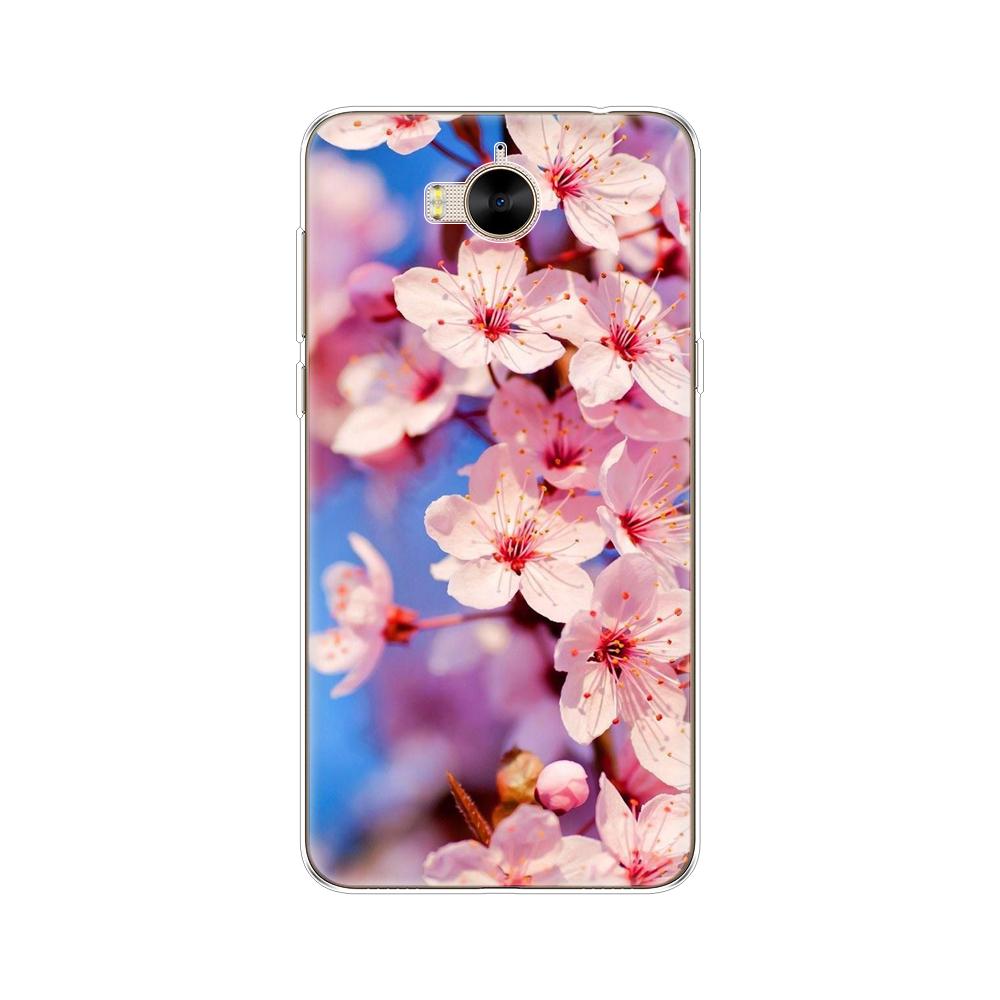 Чехол для телефона для huawei Y6 2017/Y5 2017, мягкая силиконовая задняя крышка из ТПУ, 360, полная защитная печать, прозрачный чехол