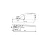 Aluminum Alloy Door and Window Handle Hardware Accessories White 03 Thin Seat Sliding Casement Window Handle