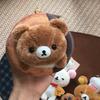 Плюшевая кукла-брелок Korilakkuma с пончиком, кавайная, из серии Rilakkuma 'Милые десерты', Kiiroitori маленький цыпленок, креативная мягкая игрушка, подвеска