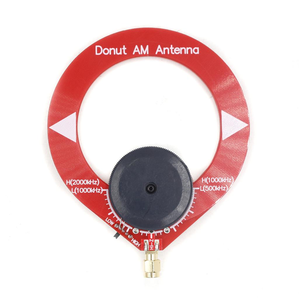 Donut AM MW/SW Antenna Short Wave Radio Small Loop Antenna Outdoor Replacement for HFDY Malahiteam DSP DSP2 Receiver