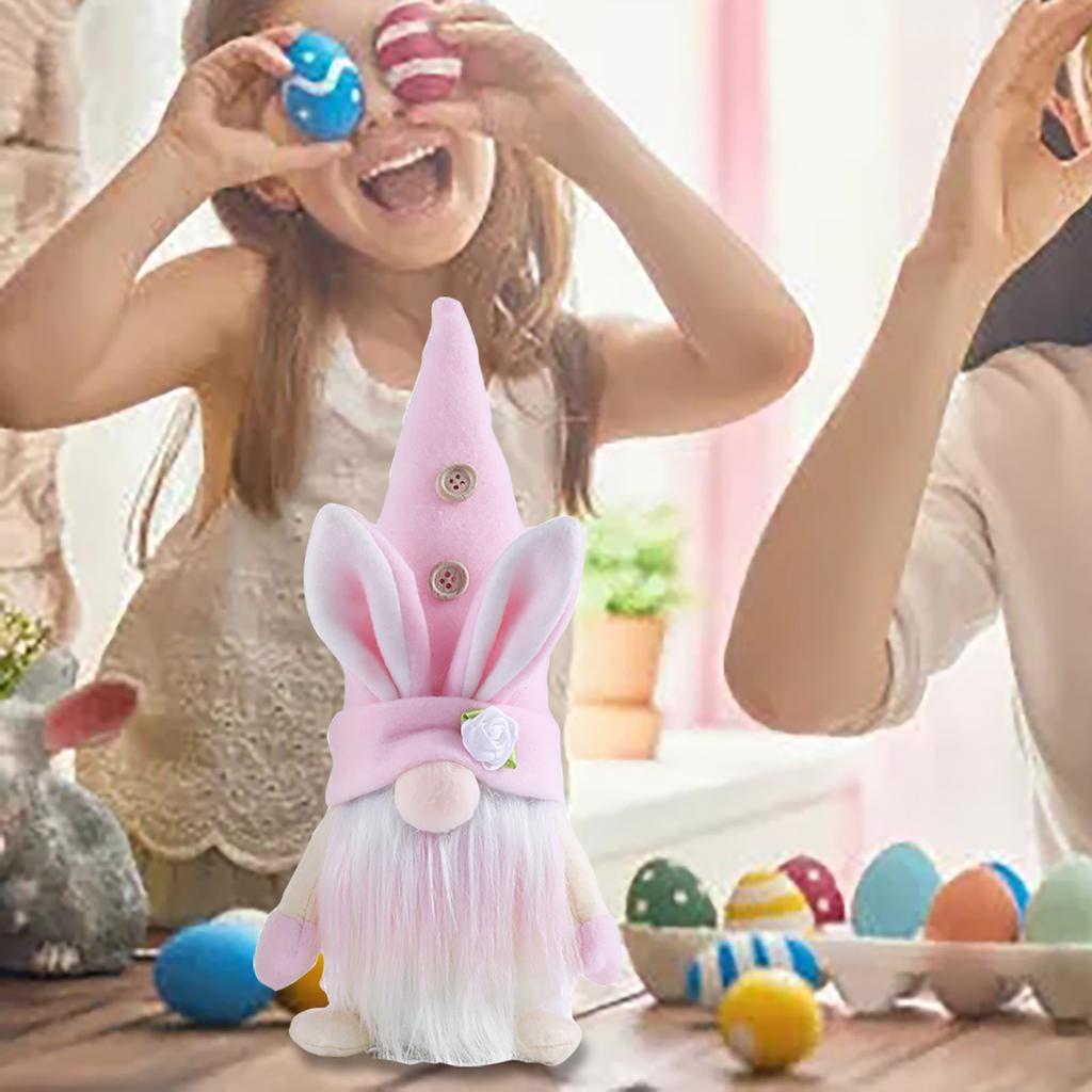 Пасхальный Весенний Кролик Кукла Гоблин Гном Ткань Безликая Кукла Орнамент