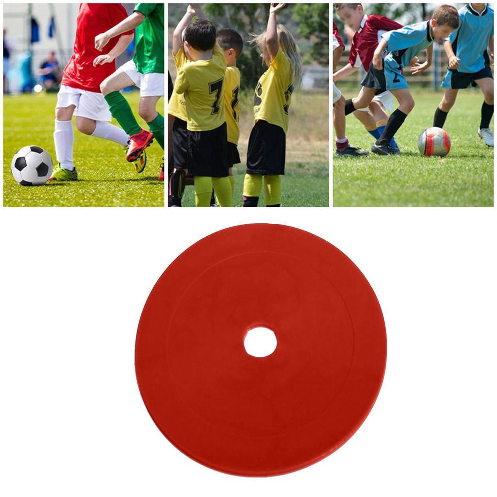 Football Training Mark Plate Non-slip Training Vibrant Color Soccer Training Obstacle Round Disc Football Sports