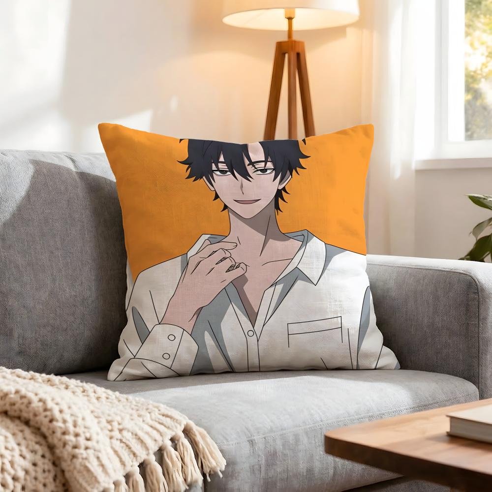 Anime Link Click Cushion Cover 1Pcs Decorative Covers Soft Cushion Case For Sofa Couch Decor 40X40 45X45 Pillowcases