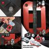 CZC AUTO Battery Terminals Color Coded Set Top Post Connectors Clamps with Matching Anti Corrosion Felt Fiber Washers for Car Truck Vehicle Ship Boat