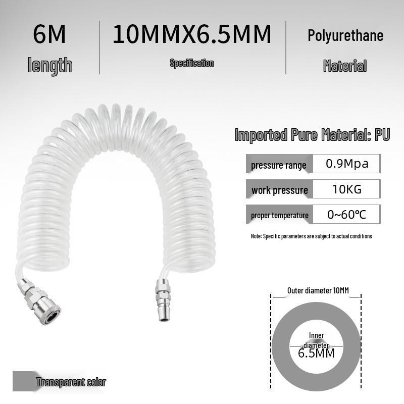 Durable High-Resilience PU Pneumatic Air Hose