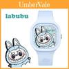 Стильные мультяшные силиконовые кварцевые часы Labubu для студентов и всех возрастов