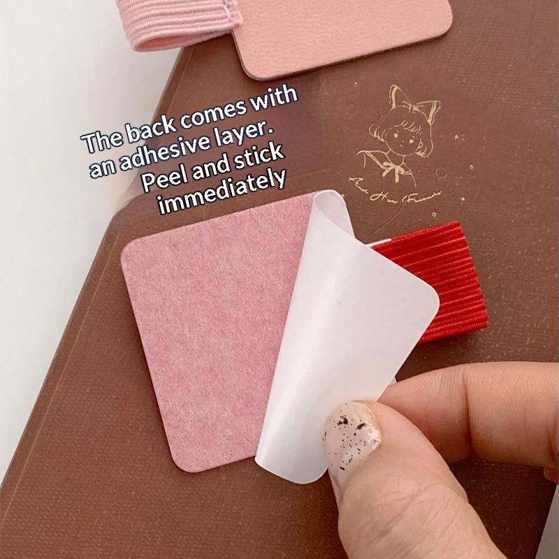 5/10 шт. Самоклеящийся зажим для ручки Эластичный держатель-петля для ручек Для блокнотов Ежедневников Планировщиков Аксессуары Канцелярские товары для офиса и школы