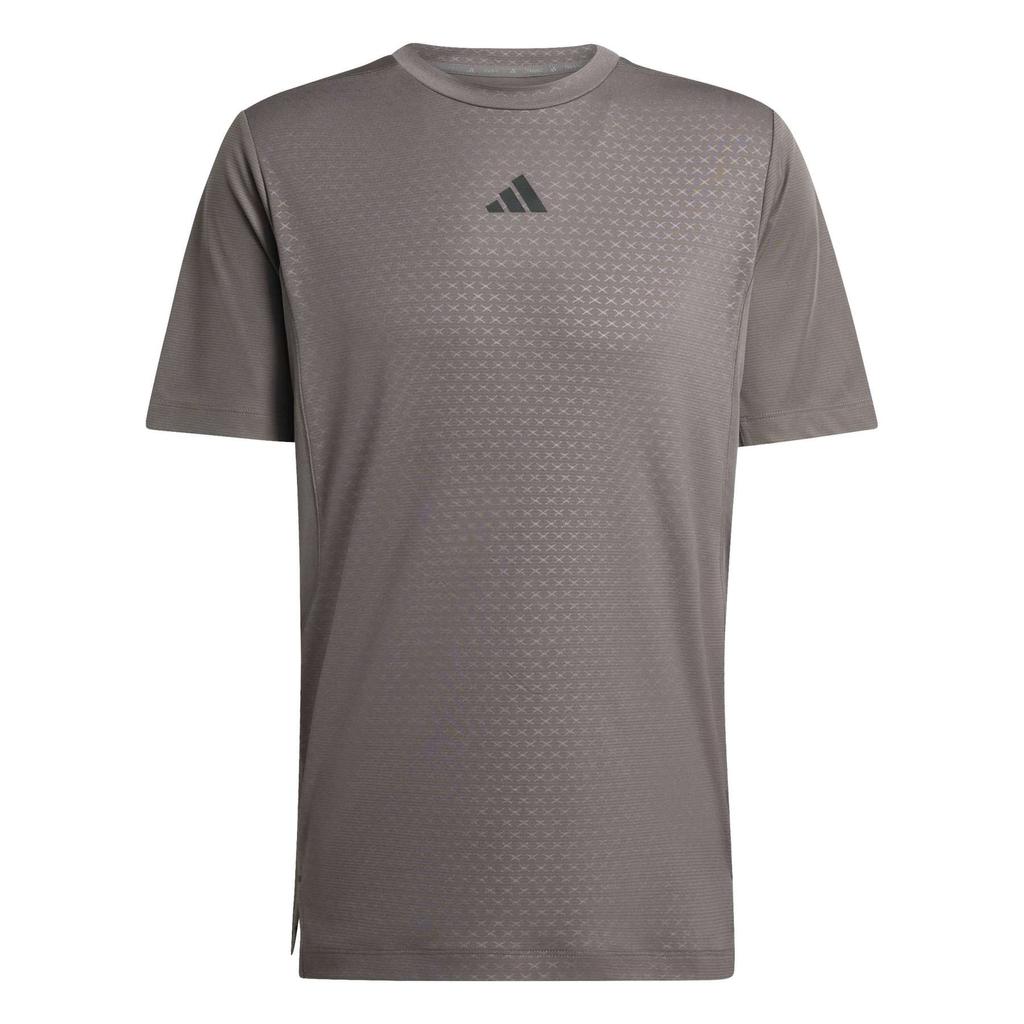 Men's adidas D4T POWER training shirt brown KE9936 size M