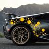 1 Sheet Diy Car Body Cool Styling Open Style Decoration Honeycomb Auto Decals Large And Small Combination Hexagonal Stickers