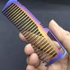Accessories Anti-static Outdoor Tools EDC Pocket EDC Gear Combs Comb Hair Combs Titanium Comb