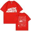 Arctic Monkeys Lyrics Limited Design Graphic T Shirts Мужские и женские модные рок-футболки большого размера Футболки Harajuku Trend