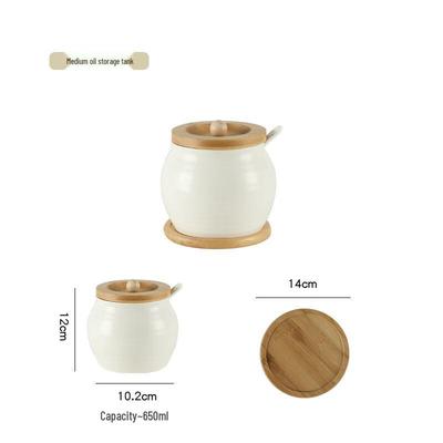 Керамическая банка для хранения на кухне