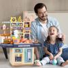 Mini Children Kitchen Toys Set Cook Food Pretend Play Role Toys Kitchen Counter Play Set  Kids Gift