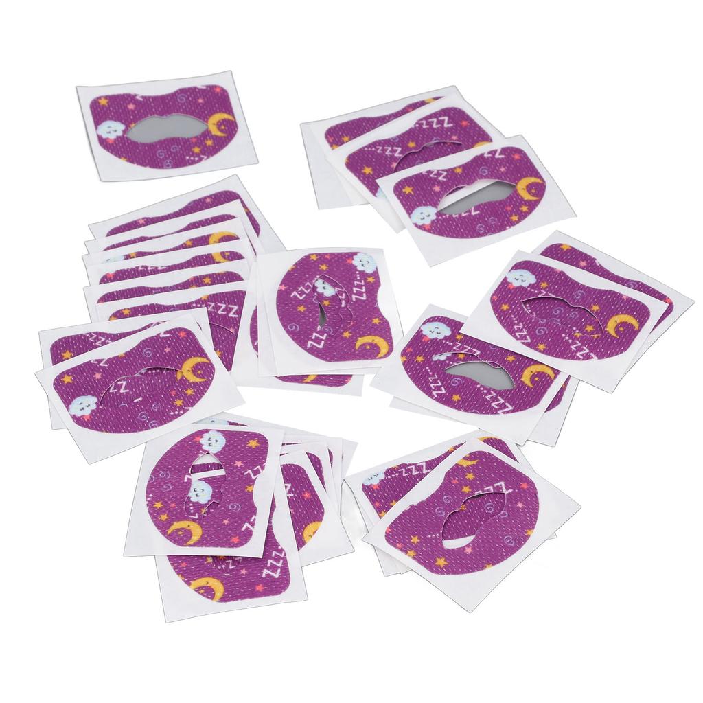 30 шт., полоски для рта, дышащие, нежные, адгезионные, улучшают дыхание через нос, пластыри для сна для путешествий F