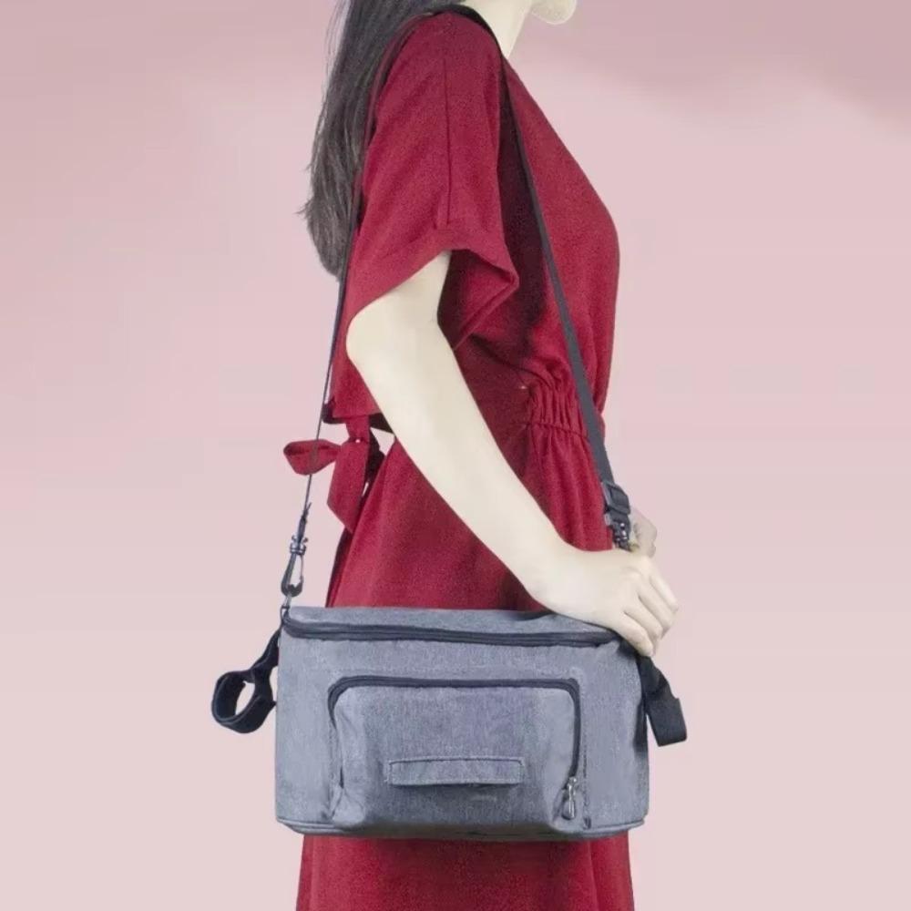 Однотонные сумки-органайзеры для коляски, портативная сумка для подгузников для детской коляски, аксессуары для детской коляски