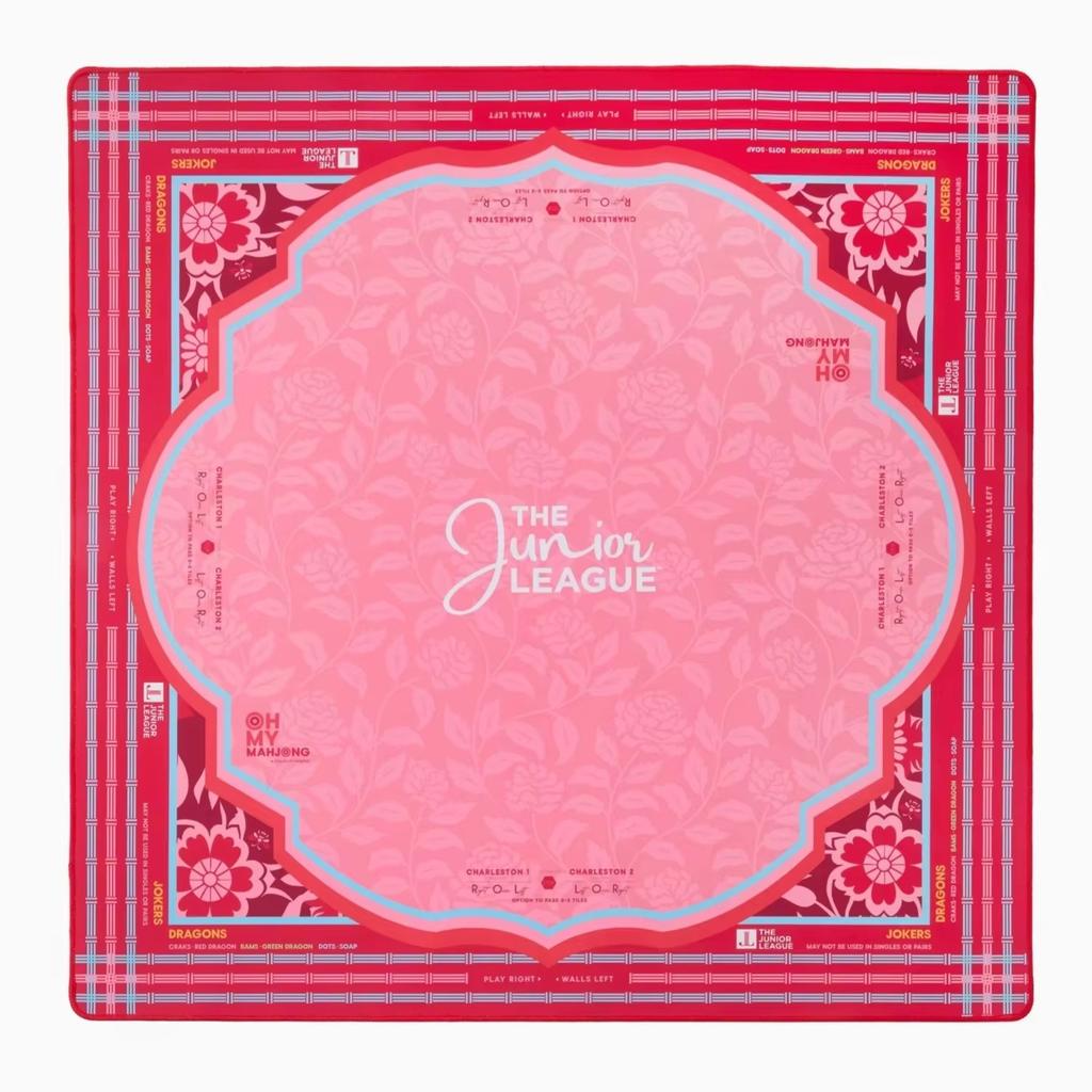 Mahjong Table Mat Foldable Modern Luxury Natural Rubber Portable Carrying Bag Noise Reduction 2 Dice Non-Slip Entertainment