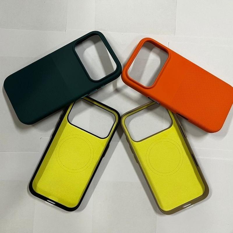 For Magsafe Magnetic Leather Case with Camera Button for IPhone 17 Pro Max 17 Pro with Animation Shockproof Bumper Phone Cover