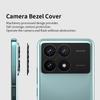 Для Xiaomi Redmi K70 K70E ультра роскошный круглый металлический объектив камеры стеклянный чехол с защитным кольцом от царапин