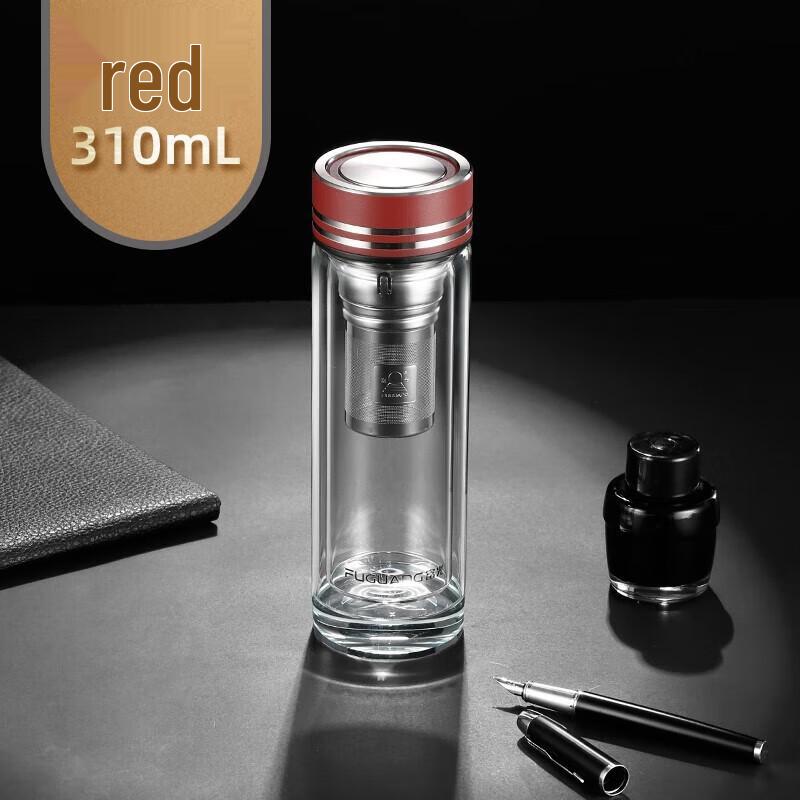 Fuguang G2035 Double Wall Glass Tea Infuser Bottle