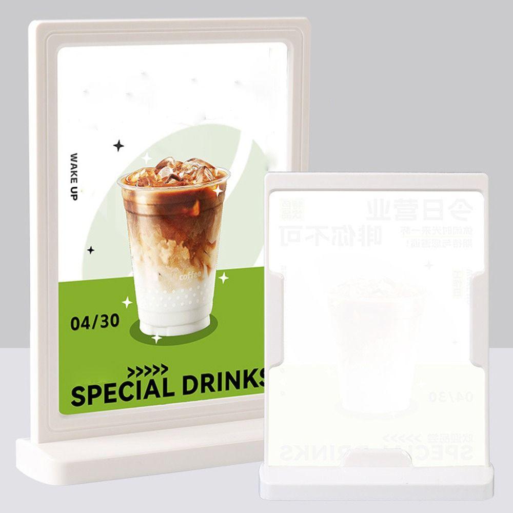 A4 A5 A6 Wine Catalog Menu Display Stand Vertical Table Card Sign Holder Photo Display Frame