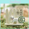 Garden Dog Fence Resin Figurine For Home Decor And Business Promotions Gift