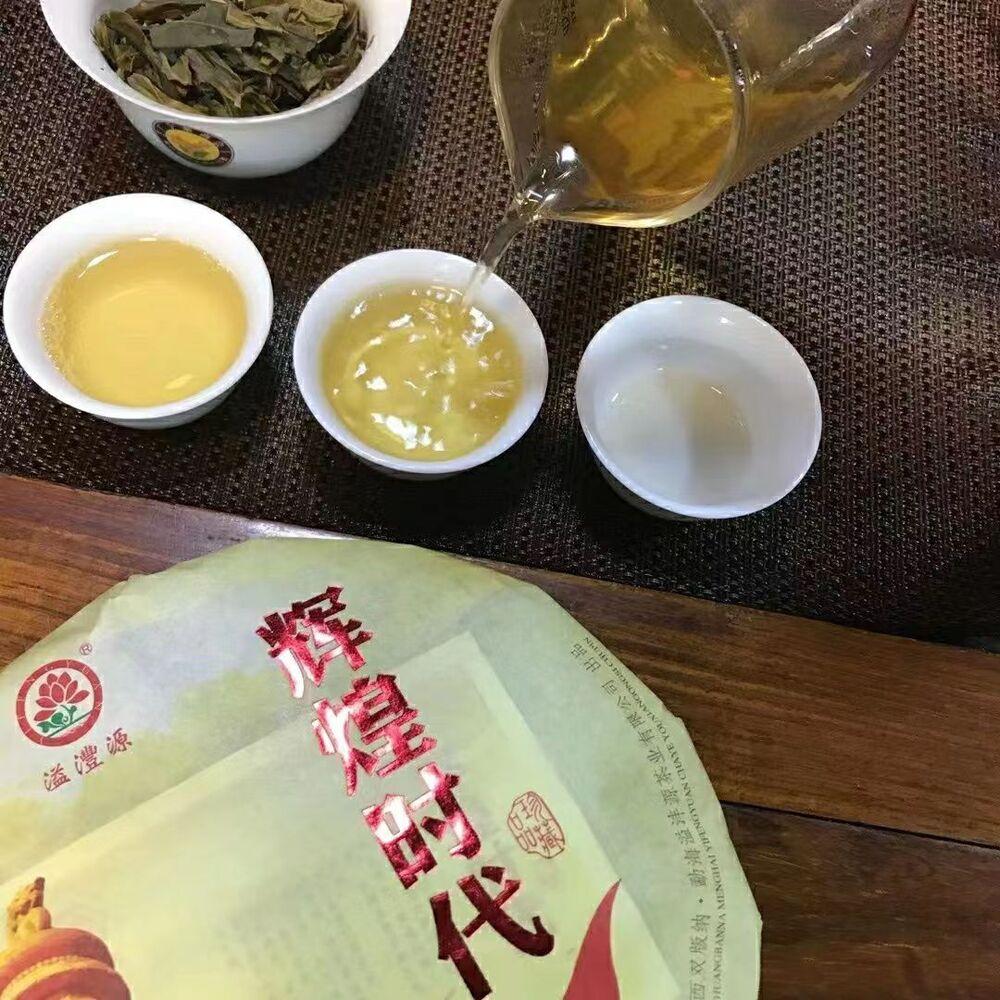 357г Юньнаньский чай Пуэр Коллекция Huihuangshidai Пуэр Сырой чайный торт Чай Пуэр