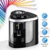 Electric Auto Pencil Sharpener With Helical Steel Blade Portable 6-8mm Pencil Cutter For Artists Kids Adults School Home Supply