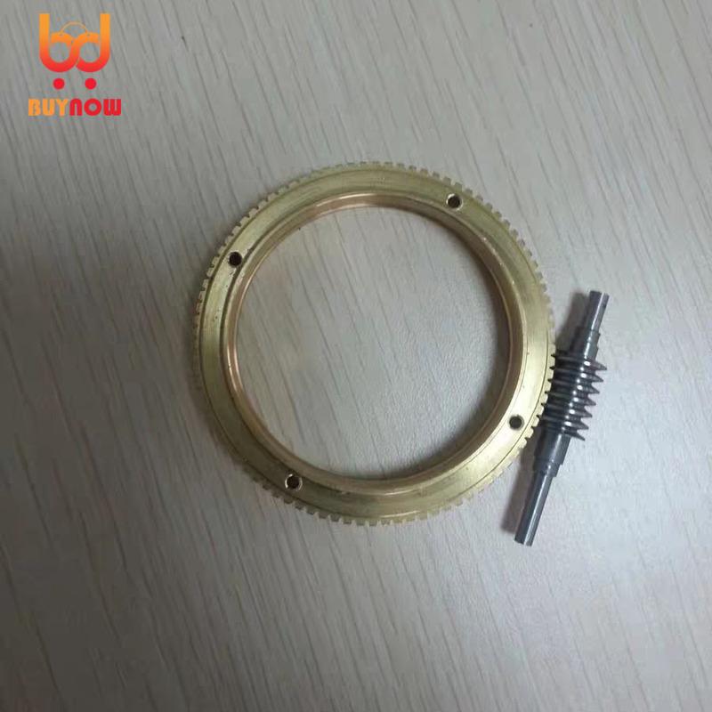 1Set Outer Diameter:72mm 0.8M-90T Worm Gear Rod Speed Ratio 1:90