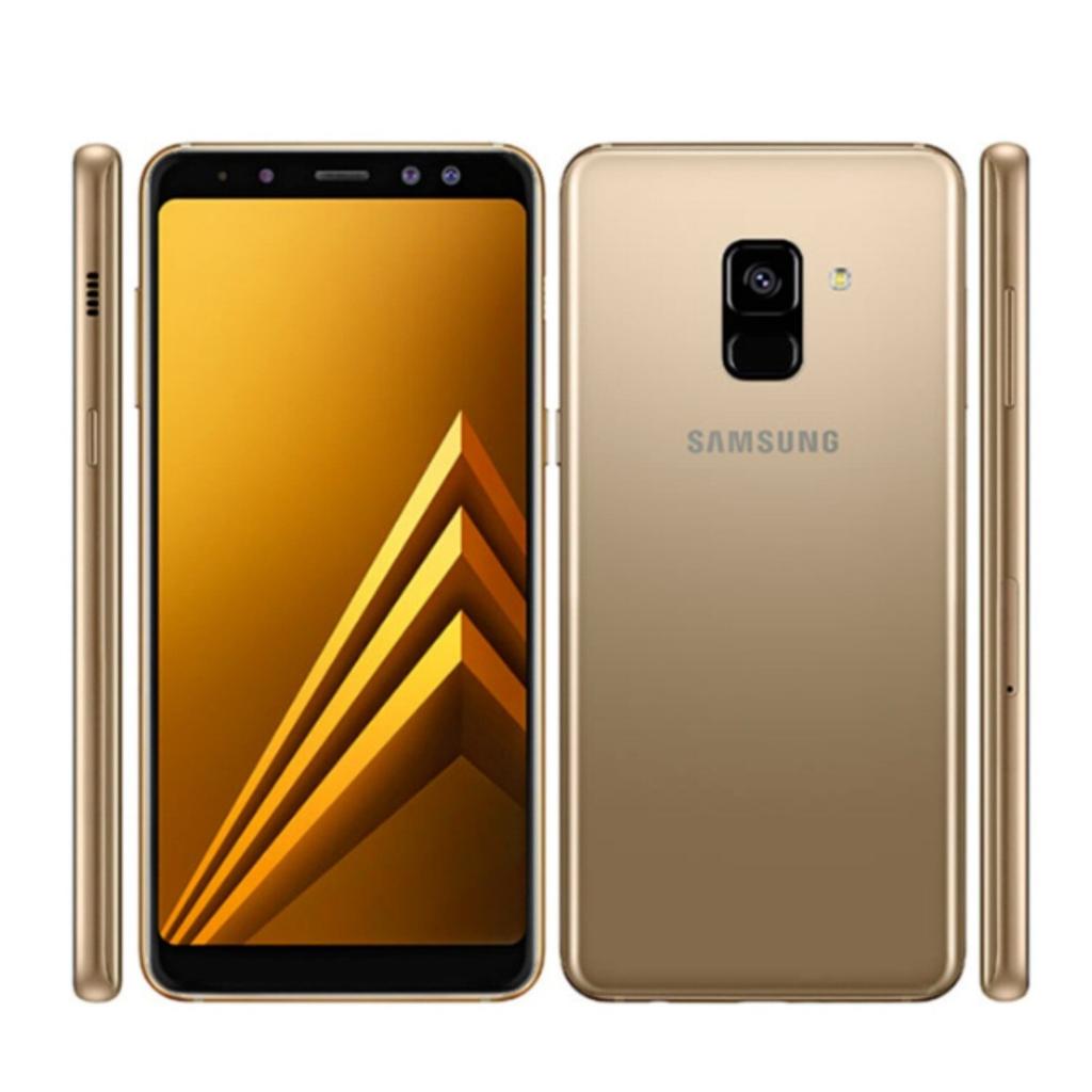 Восстановленный Samsung Galaxy A8 (2018) A530F/DS Две SIM-карты LTE 5,6" 16 МП 32 ГБ ПЗУ Оригинальный разблокированный смартфон